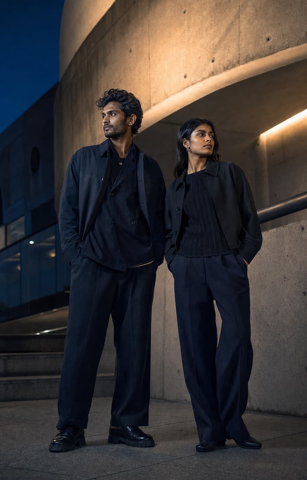 Contemporary South Asian streetwear campaign