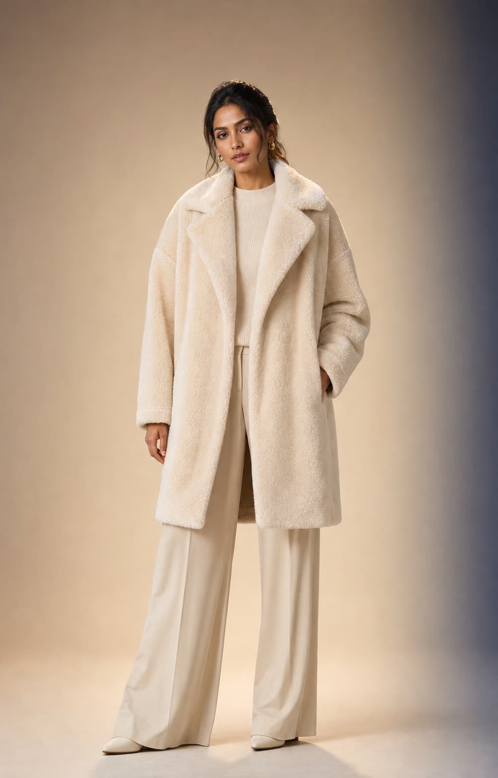 Faux Shearling Coat